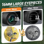 15x30 Compact Binoculars for Adults and Kids - Occer Large View High Powered Binoculars for Bird Watching - Lightweight Easy Focus Binocs with Low Light Vision for Hunting Cruise Ship Travel
