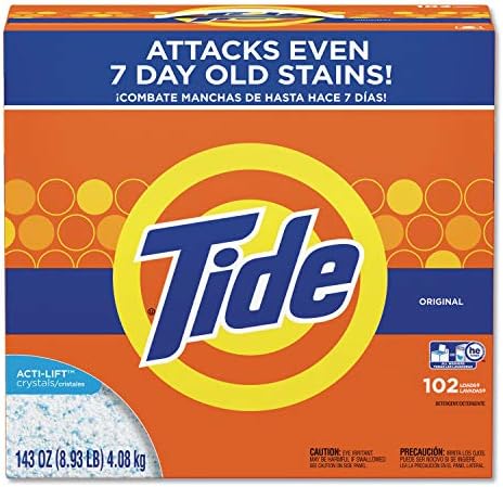 Tide 85006 2-Piece/Carton 143 oz. Box Laundry Detergent Powder - Original Scent