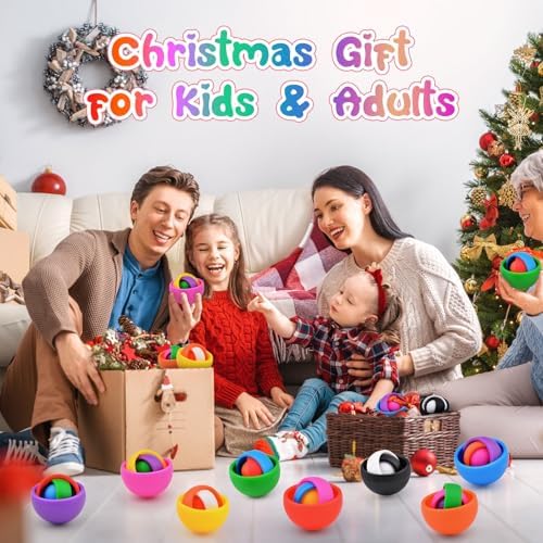 Fidget Toys Adults Pack, Fidget Spinner Set for Kids, Sensory Toys Boys Girls Teens Christmas Stocking Stuffers Party Favors, ADHD Autism Stress Relief Finger Toys, Gift for New Year