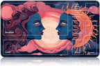 MTG Game Playmat, Magic TCG Rubber Play Mat, 24x14 Inches, Art Sun and Moon