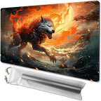 MTG Playmat - Non-Slip Backing Printing, Ideal for Card Game Enthusiasts TCG Playmat (Ember Rage-No Deck)
