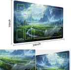 MTG Playmat - Non-Slip Backing Printing, Ideal for Card Game Enthusiasts TCG Playmat (Purify Land-Deck)