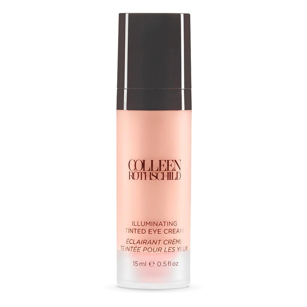 COLLEEN ROTHSCHILD Illuminating Tinted Eye Cream | Instant Brightening Effect | Nourishes & Targets Dark Circles | With Hyaluronic Acid, Caffeine, Pearlized Pigments & Peptides (0.5 fl oz)
