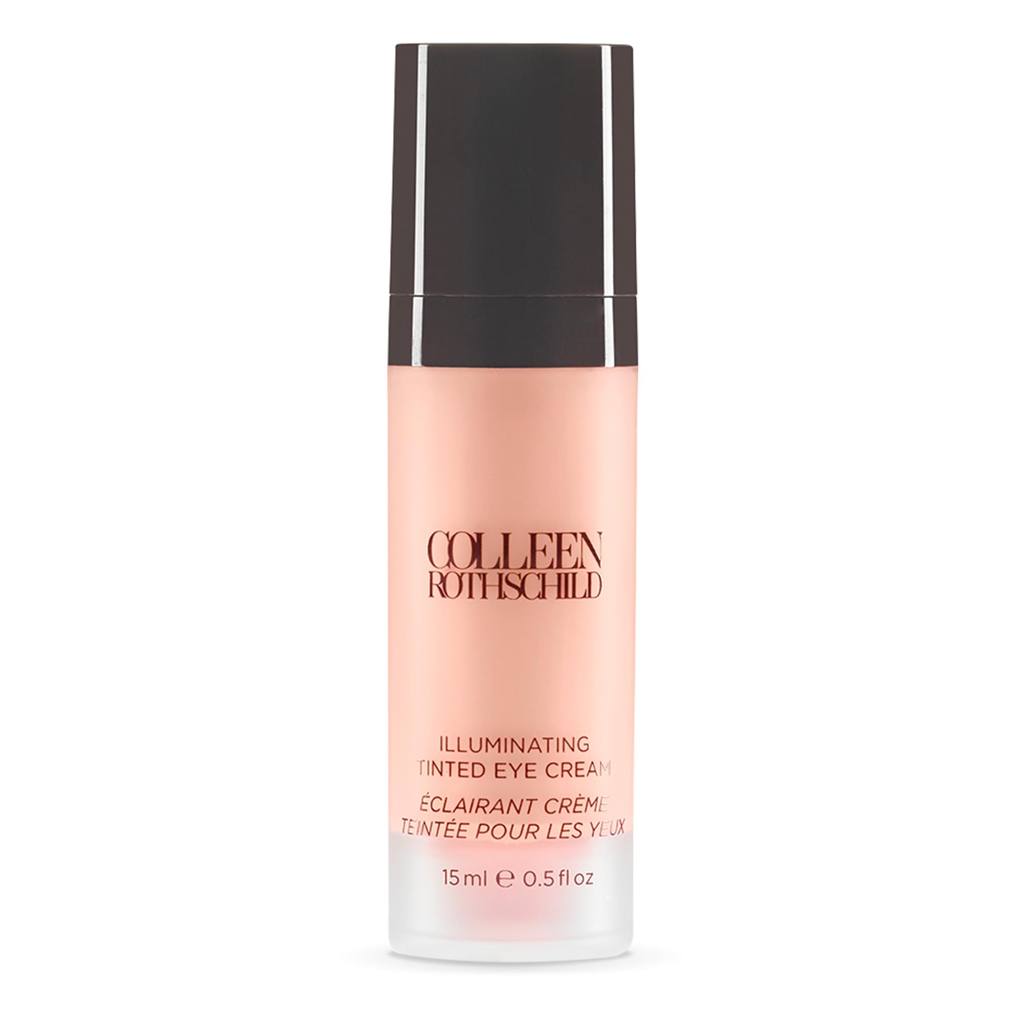 COLLEEN ROTHSCHILD Illuminating Tinted Eye Cream | Instant Brightening Effect | Nourishes & Targets Dark Circles | With Hyaluronic Acid, Caffeine, Pearlized Pigments & Peptides (0.5 fl oz)