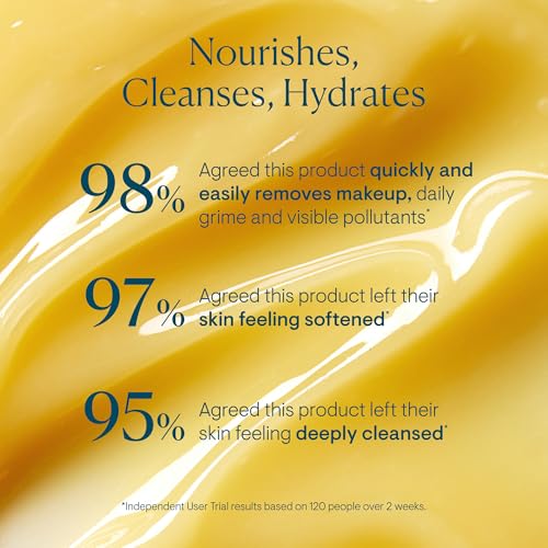 ELEMIS Pro-Collagen Travel Size Cleansing Balm - 3-in-1 Daily Face Cleanser - Melts Away Waterproof Makeup and Sunscreen - Lavender and Chamomile Oil - 20g