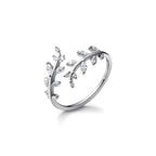 HNMZZPL Adjustable S925 Sterling Silver Ring for Women