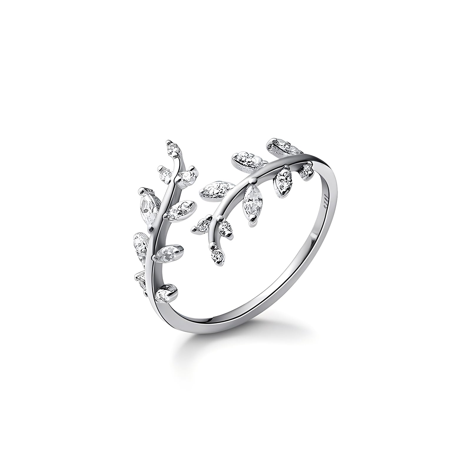 HNMZZPL Adjustable S925 Sterling Silver Ring for Women