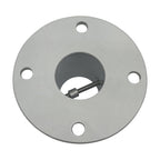 Poolzilla 2-Pack Deck Anchor Flange in White, Diameter of 1 7/8", Made of High Grade Cast Aluminum