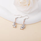 Opossum Dangle Earrings for Women - Silver Animal Earring Possum Gifts