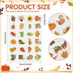 Landhoow 240 Pcs Fall Tattoos Temporary Autumn Glitter Face Tattoos Cool Body Sticker Costume Accessory Tattoos Party Favor