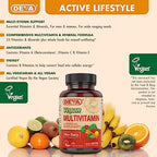 DEVA Vegan Multivitamin & Mineral Supplement with Iron 2-Pack, Spirulina, Chlorella, Ashwagandha, Broccoli & More, 90 Coated Tablets Each