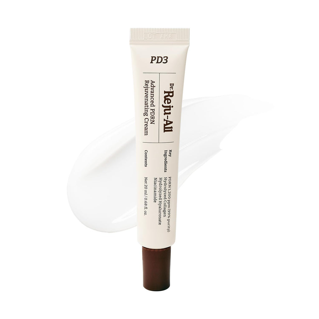 Dr. Reju-All PDRN Rejuvenating Cream – Rejuall PDRN Face Moisturizer – Optimal 1200ppm for Glass Skin & Plumping – Korean Pharmacy Anti-Aging Skin Care Face Cream - 0.7 Fl Oz