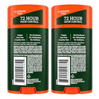 Mando Whole Body Deodorant For Men - Smooth Solid Stick - 72 Hour Odor Control - Aluminum Free, Baking Soda Free, Skin Safe - 2.6 Ounce (Pack of 2) - Clover Woods