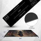 Ships Next Day, Made in USA - Customizable Collectible Card Game Mat for Competiton or Casual Play - Tournament Legal Playmat with Personalized Design Option, Choose Your Own Layout, 24x14