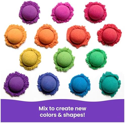 Kinetic Sand, 6lbs Mega Mixin’ Bag with Red, Yellow & Blue Play Sand (Packaging May Vary), Sensory Toys for Kids Ages 3 and up