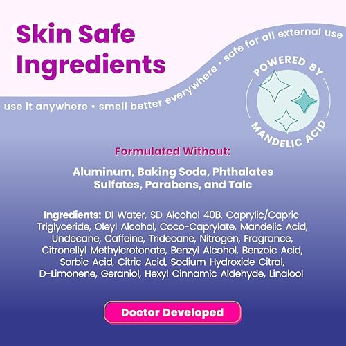 Lume Invisible Spray Deodorant For Women - Whole Body Deodorant Spray - 72 Hr Odor Control - Ozone Friendly, Natural Propellant - Aluminum & Baking Soda Free, Skin Loving - 2 pack (Soft Powder)