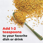 Bee Pollen Granules for Women - Organic Dietary Supplement - Morning Energy Boost 120g (4.2oz)