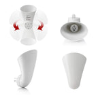 AURAGLOW Plugin GU10 Spotlight Uplighter Wall Sconce Wash Light Plug Socket Outlet Uplight Lamp - NO LED Bulb Included