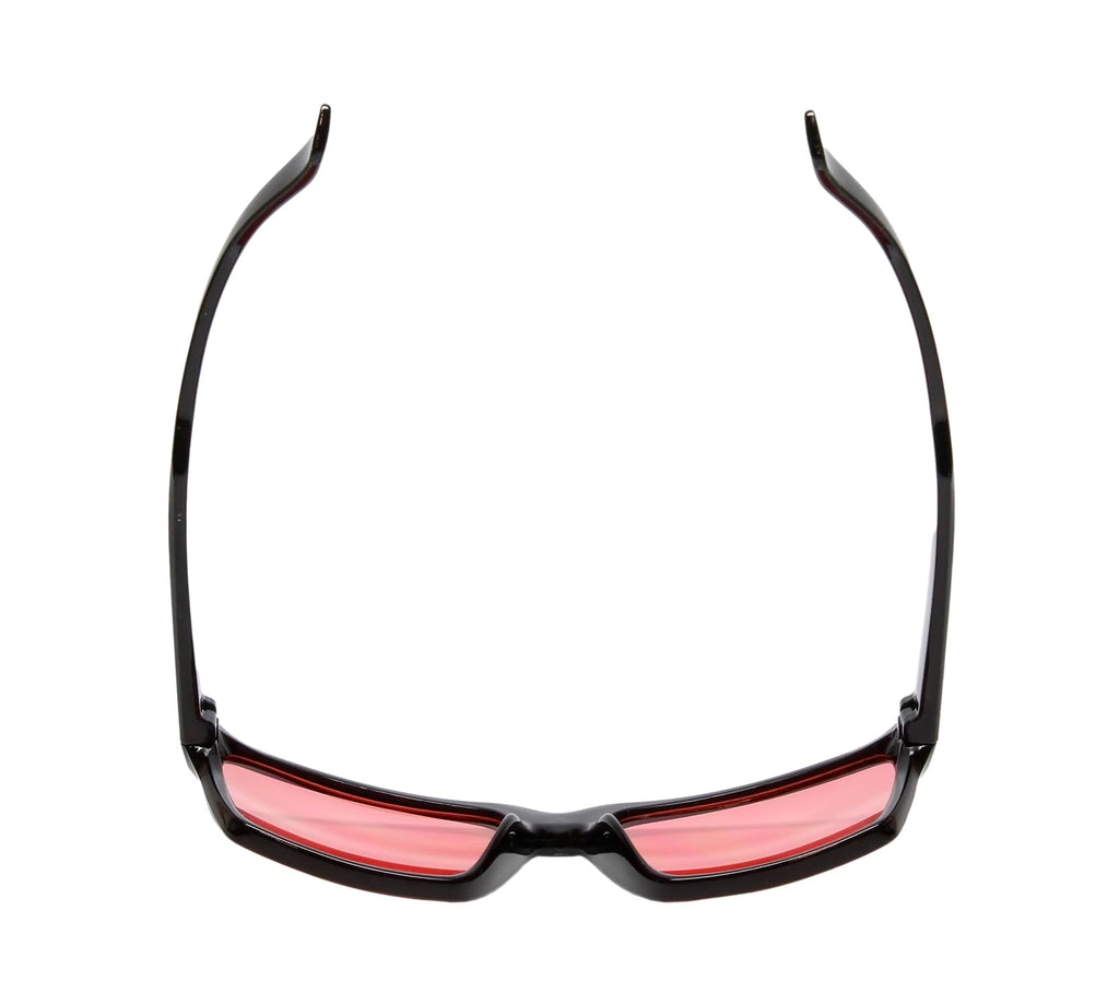 Medspex R787M FL-41 Tinted Glasses Black/Pink Migraine FL41 Fluorescent Light Sensitivity Indoor Outdoor Photophobia Readers