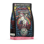 Bones Coffee Company Electric Unicorn Flavored Coffee Beans, Medium Roast Ground Coffee Low Acid, Fruity Cereal With Milk Flavor (12 oz)