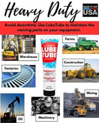 LubeTube 4oz (2-Pack) Multipurpose Synthetic Grease for Pool Equipment, Plumbing Fixtures, RV Toilets, Marine Systems, Machinery & Household Use – PFAS-Free, Food-Grade, Ceramic-Enhanced – Made in USA