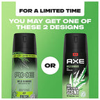 AXE Wild Bamboo Men's Body Spray Deodorant 48hr Odor Protection With Essential Oils Aluminum Free Deodorant Body Spray 4.0oz