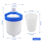 ATRACYPART Inline Leaf Catcher Canister for Pool Vacuum Compatible with Hayward W560 PoolVac Navigator Standard, Durable Leaf Trap Filter with White Basket, 5 Pcs Skimmer Socks