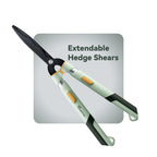PrunePro® Extendable Hedge Shears Lightweight Ultra Sharp Blade for Bushes