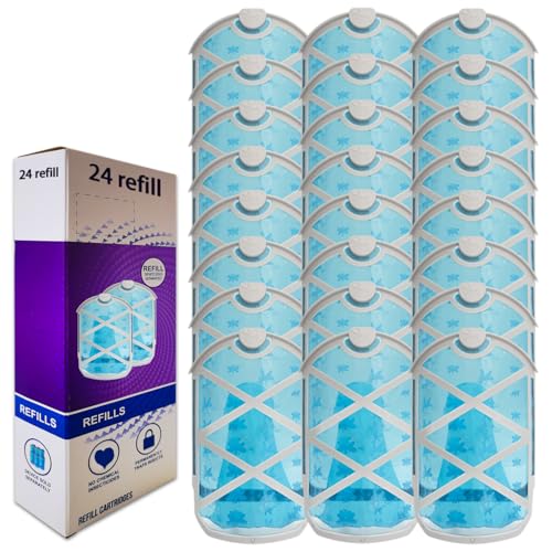 24 Pack Refill Cartridge Compatible with Zevo Plug-in Light Refill M364 M364A and Max