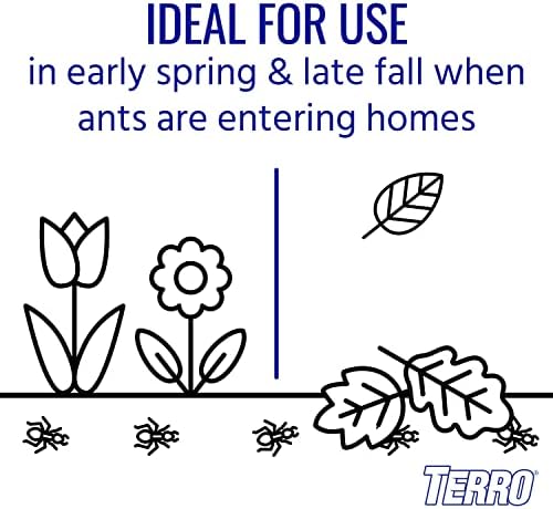 TERRO T1700SR 2 Pack 19 oz Outdoor Ant Killer Spray, White