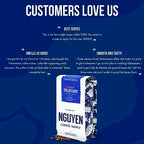 Nguyen Coffee Supply - Truegrit Robusta: Medium Roast Premium Whole Coffee Beans, Vietnamese Single Origin, Direct Trade, Low Acid with High Caffeine Content, Roasted in Brooklyn [12 oz Bag]