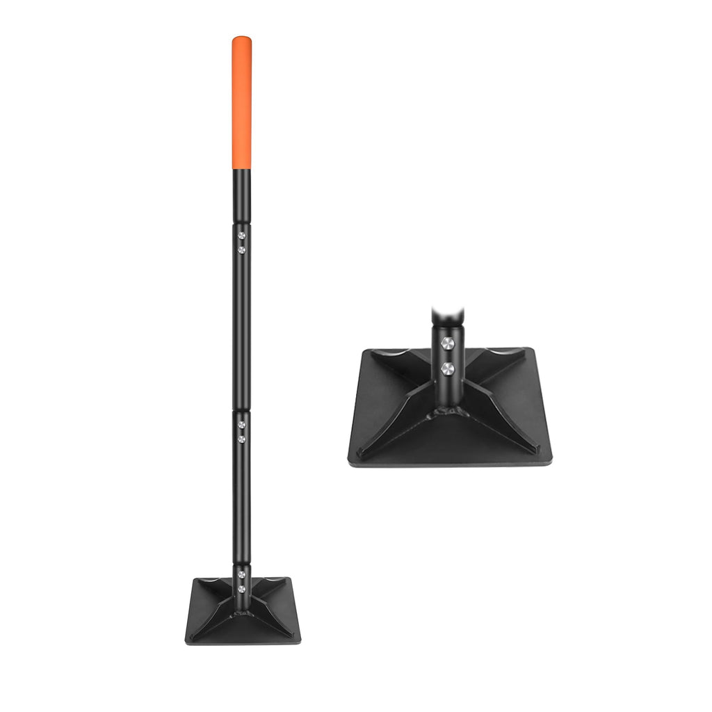 YEELOR 8-inch x 8-inch Steel Tamper Tool, Heavy Duty Hand Tamper