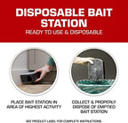 Tomcat Rat & Mouse Killer Child & Dog Resistant, Disposable Station, 1 Pre-Filled Ready-To-Use Bait Station