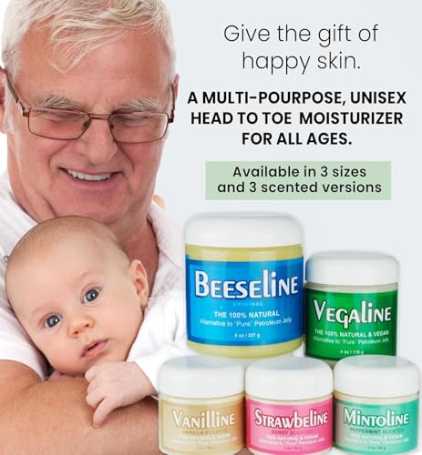 Beeseline Original Unpetroleum - 100% Natural & Hypoallergenic Alternative to Petroleum Jelly - Lips, Hands, Baby, Makeup Remover and More (2 Ounce)