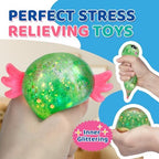8 Pack Slow Rising Stress Ball, Cute Axolotl Stretchy Fidget Toys for Kids Adults, Stress Relief Stress Ball for Anxiety Relief, Ideal for Autistic Kids