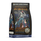 Bones Coffee Company Decaf Army Of Dark Chocolate Flavored Coffee Beans, Dark Roast Ground Coffee Low Acid Decaffeinated (12 oz)