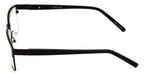 V.W.E. Men Premium Rectangle Metal with Plastic Temple Extra Large Reader - 152mm Wide Frame Reading Glasses (Black, 1.50)
