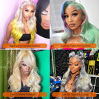 360 Lace Front Wigs Human Hair 613 long Lace Front Wig Human Hair straight Full Lace Human Hair Wigs 200 Density HD Lace Front Wigs 30 Inch
