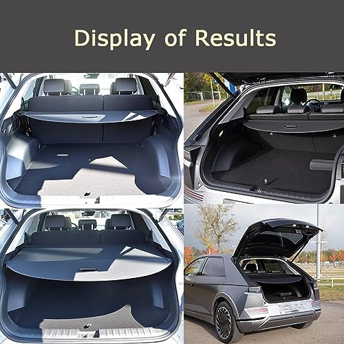 OQHAIR Cargo Cover Car Retractable Rear Trunk Cargo Cover Shade Black Aluminum Alloy 1 Set for Explorer 2020 2021 2022 2023
