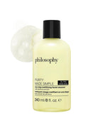 philosophy purity made simple one-step mattifying facial cleanser - with bamboo extract - oil-free formula gently removes makeup & dirt, leaving skin with a healthy, matte appearance - 8 fl oz