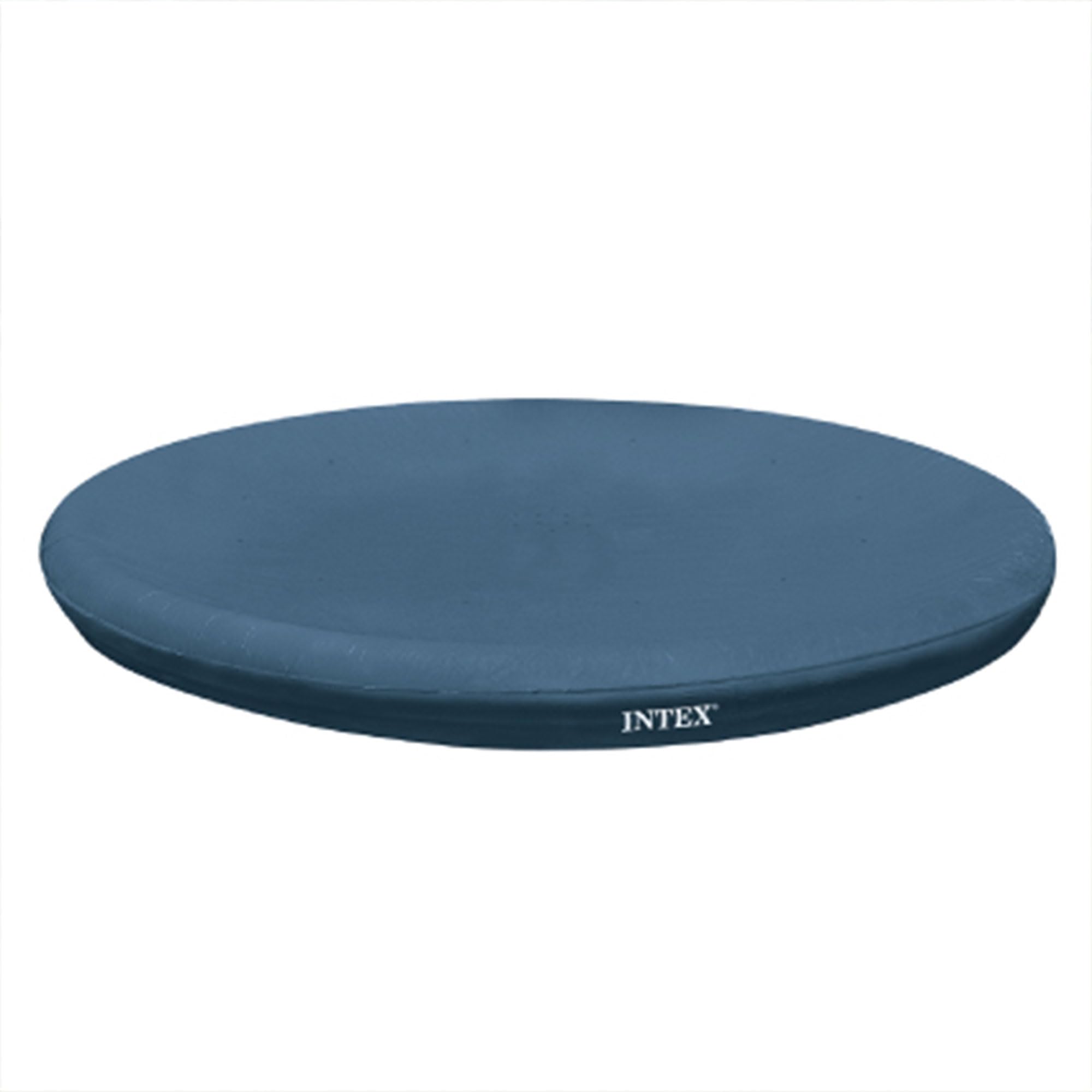 Intex 28026E UV Resistant Deluxe Debris Pool Cover for 13-Foot Intex Easy Set Above Ground Swimming Pool, Vinyl Round Cover with Drain Holes and Nylon Tie-Down Ropes, Blue