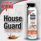 Bonide Revenge House Guard Foaming Insect Killer, 15 oz Ready-to-Use Aerosol Spray, Long Lasting Protection Indoors, Odorless and Nonstaining