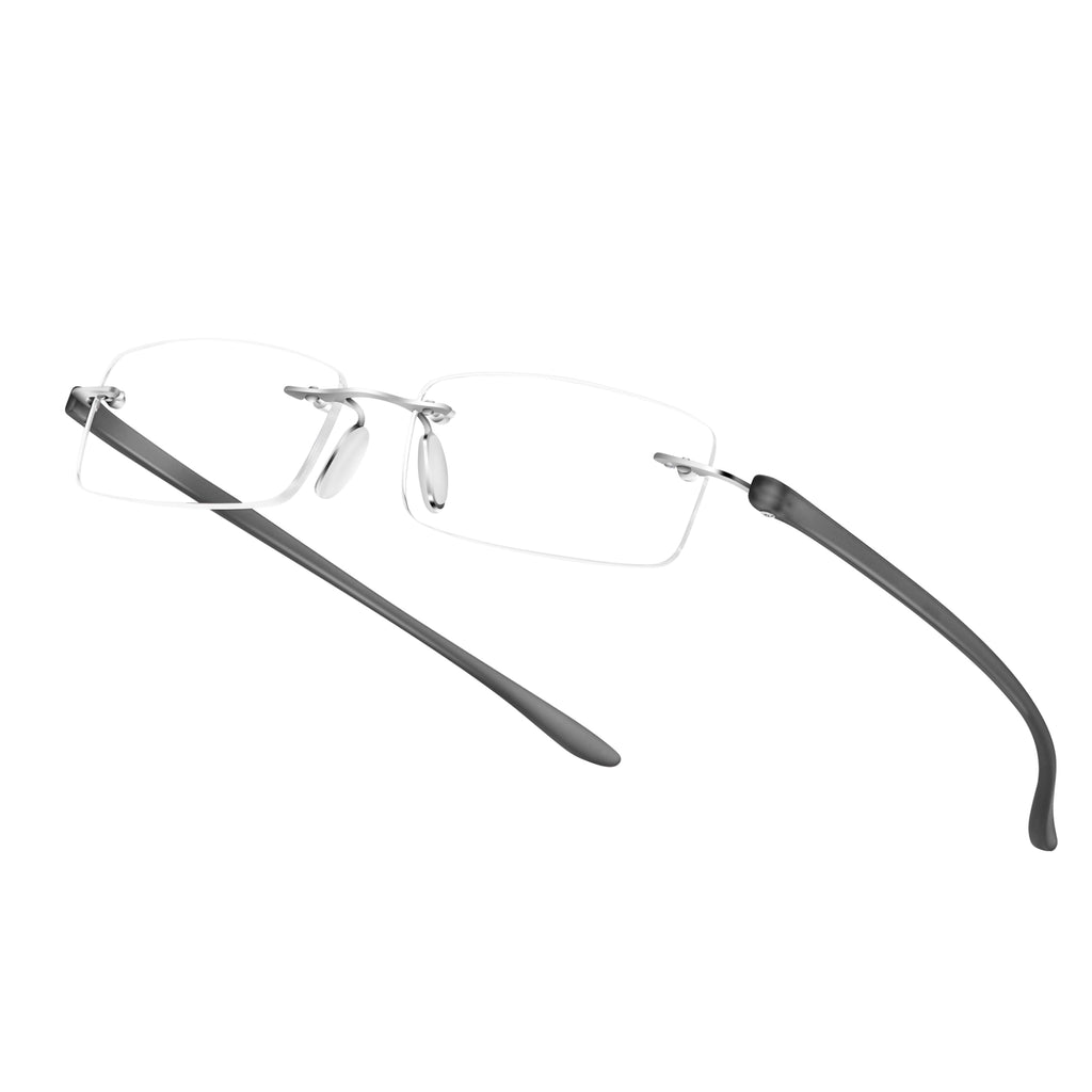 Bhigh 2 Pack Blue Light Blocking Reading Glasses Computer Gaming Black Red Mens Womens (black, 2, diopters)
