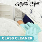 Mighty Mint Glass Cleaner, Non-Toxic, Ammonia-Free, Streak-Free Spray for Windows, Screens, Stovetop, Bathroom, Natural Peppermint Scent, 16oz
