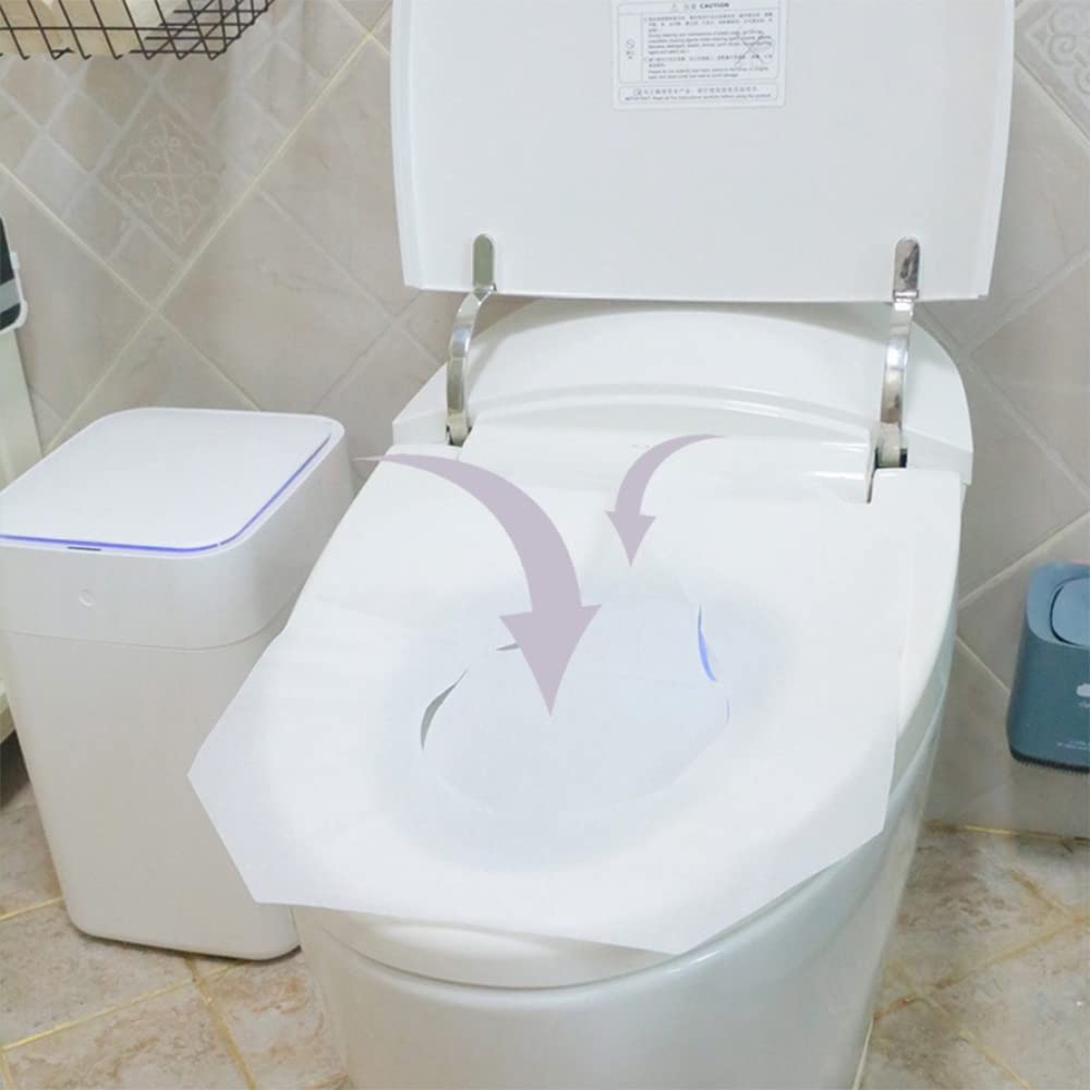 Greenour Disposable Toilet Seat Covers for Hotel, Business and Commercial