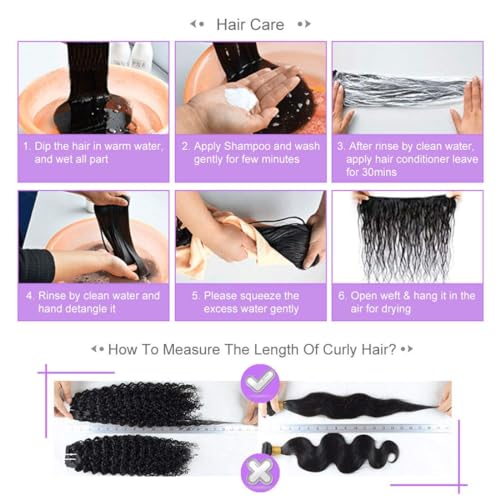 Liang Dian 16 Inch Human Hair Bundles Natural Color 4 Bundles With 14" Closure 12A Brazilian Virgin Hair 100% Unprocessed Straight Human Hair Bundles(16" 16" 16" 16" with 14" Closure)