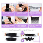 Liang Dian 16 Inch Human Hair Bundles Natural Color 4 Bundles With 14" Closure 12A Brazilian Virgin Hair 100% Unprocessed Straight Human Hair Bundles(16" 16" 16" 16" with 14" Closure)