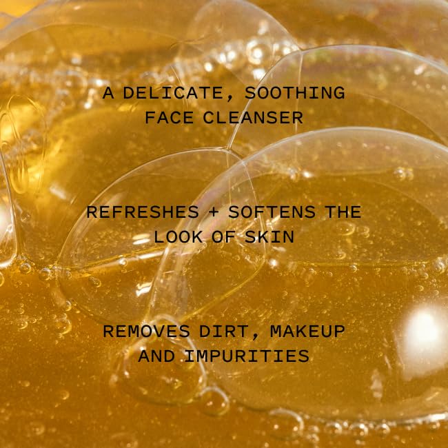 Keys Soulcare Golden Cleanser, Foaming Face Wash Gently Removes Dirt, Makeup & Impurities, Soothes Skin with Manuka Honey, Cruelty-Free, Calming Scent