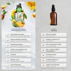 Rosemary Oil and Rice Water Hair Growth Spray - Serum with Biotin, Keratin, Caffeine, Vitamins C & B5 for Hair Mask, Hair Care, Scalp Treatment, Thickening Dry Damaged Hair for Women & Men 8oz