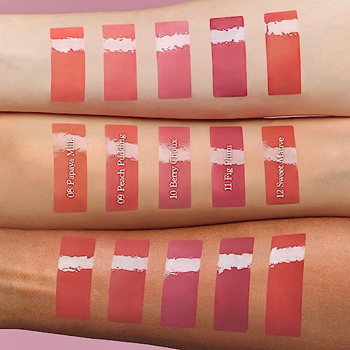 dasique Juicy Dewy Tint (08 Papaya Milk) 0.12 oz | Light Application with moisture | Long-wearing Glossy Lip Stain, Non-sticky | Vegan, Cruelty-free | K-beauty